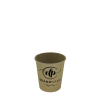 Custom printed 1 color single wall KRAFT paper cups 4oz