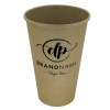 Custom printed 1 color single wall KRAFT paper cups 16oz