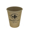 Custom printed 1 color single wall CRAFT paper cups 12oz