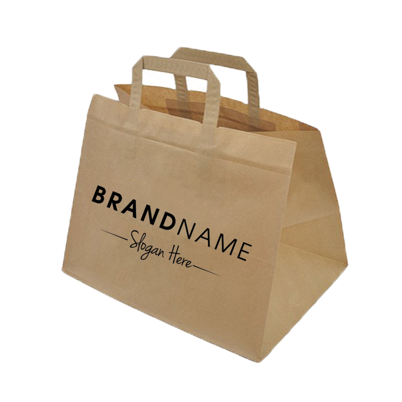 Custom Printed Kraft Paper Bags With Logo