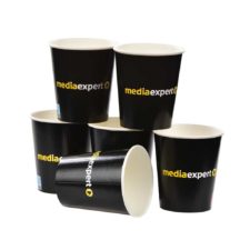 Gobelet en carton personnalisée, Custom printed paper cups, Kubki papierowe z nadrukiem indywidualnym, Pappbecher mit individuell bedruckt, Pappersmuggar med eden tryck.