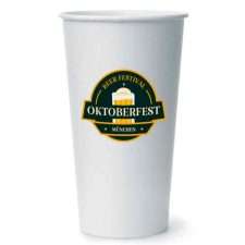 23 oz custom printed paper cups