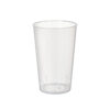 REUSABLE GLASS 50 CL FESTIVAL TRANSPARENT WITH LOGO