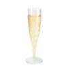 Plastic Champagne Glasses with Logo, KIELISZKI PLASTIKOWE DO SZAMPANA Z NADRUKIEM LOGO