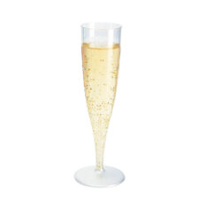 Plastic Champagne Glasses with Logo, KIELISZKI PLASTIKOWE DO SZAMPANA Z NADRUKIEM LOGO